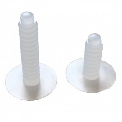 Rivet polyéthylène plastique transparent