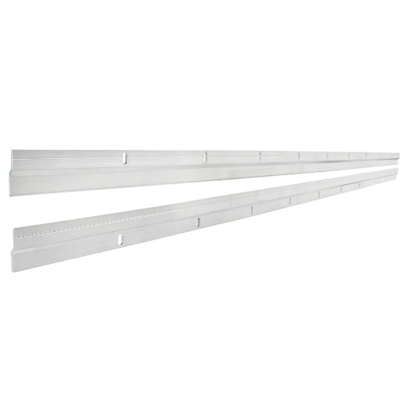 Rail aluminium Z BAR Fixation direct au mur de cadre