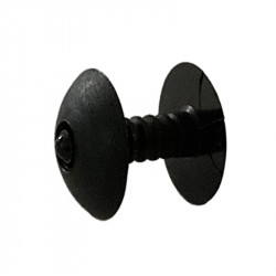 Rivet polyéthylène plastique noir