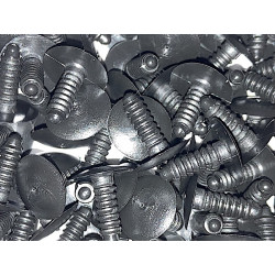 Rivet polyéthylène plastique noir