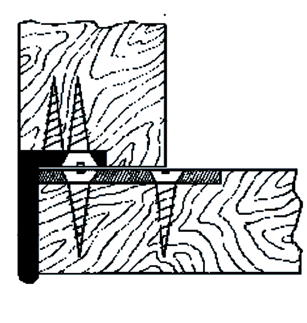 Charnière équerre montage