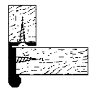 montage paumelle équerre