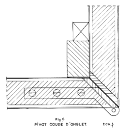 Pivots coudés obliques