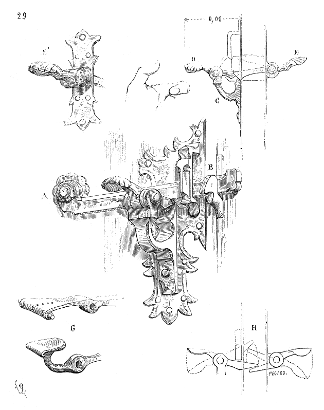 loquet violet le duc