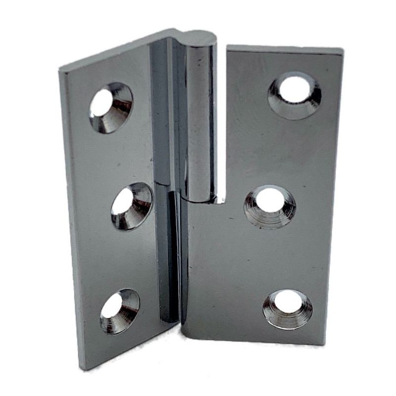 paumelle de meuble coudé