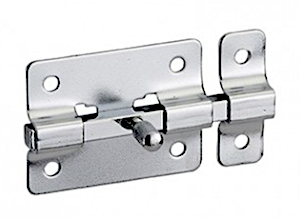 targette acier chromé