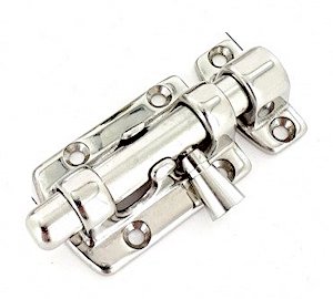 targette ronde acier inoxydable