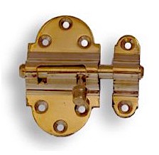 targette ronde laiton massif